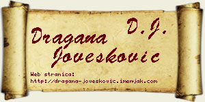 Dragana Jovešković vizit kartica